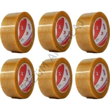 Ve-ge Leopar Şeffaf Koli Bandı 45 * 100m ( 6 Adet )