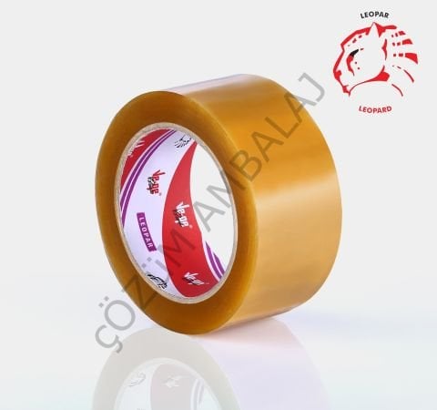 Ve-ge Leopar Şeffaf Koli Bandı 45 * 100 Mt ( 48 Adet )