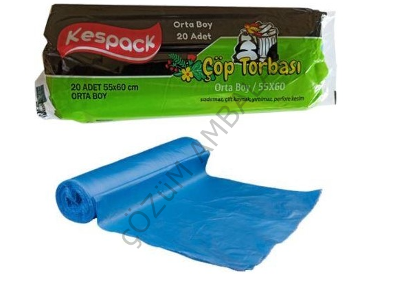 Kespack Keskin Çöp Torbası Orta Boy