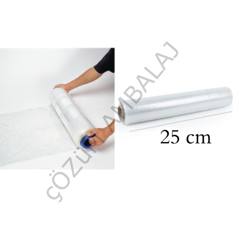Çözüm Palet Strech Film 17mic. 25cm x 200m (1 adet)